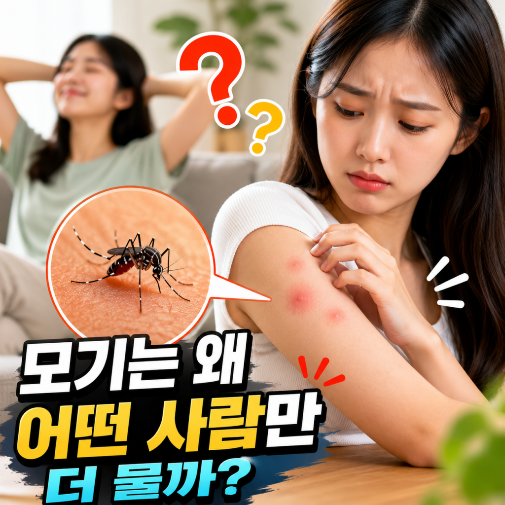 모기는 왜 어떤 사람만 더 물까 원인과 예방법